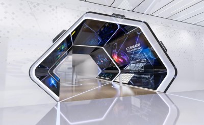 现代科技展厅3D模型下载